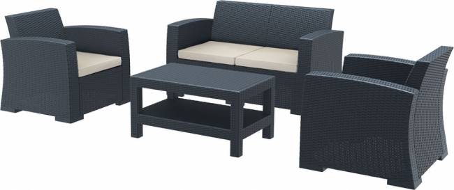 Подушка на сиденье Monaco Seat Cushion бежевый 580х580х70 мм