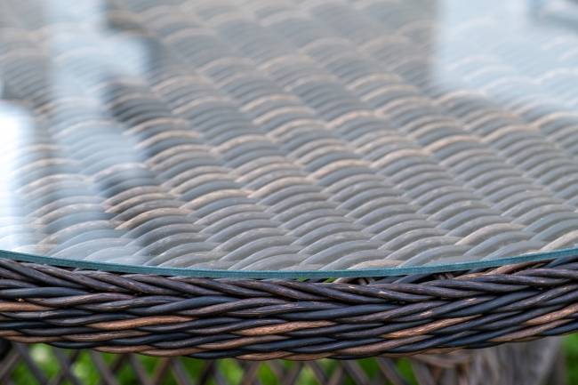 "Доппио" обеденная группа плетеная, цвет коричневый "Доппио" обеденная группа плетеная, цвет коричневый