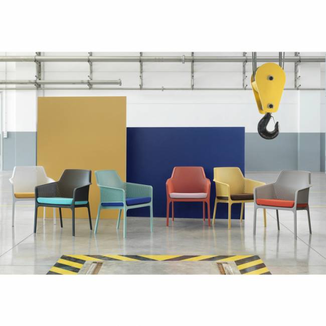 Подушка для кресла Net Relax серый камень 525х570х75 мм