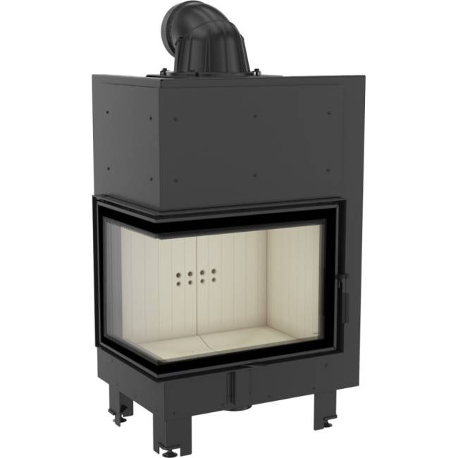Топка Kratki PRO MBZ/L/BS/SG угловое гнутое стекло слева