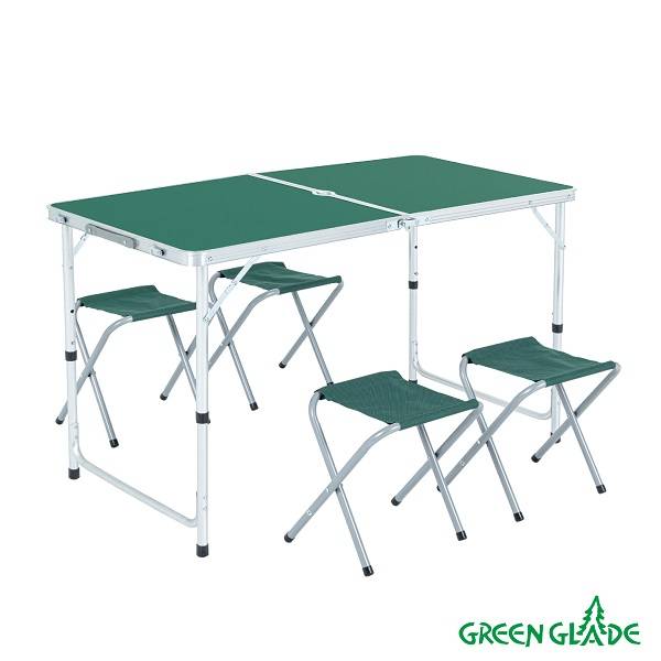Набор мебели для пикника Green Glade M790-3 (зелёный)