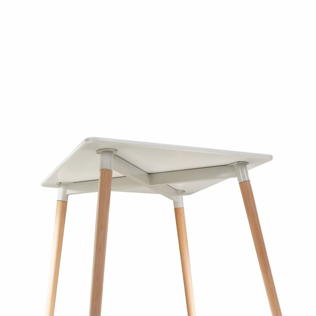 Стол EAMES 2 белый 80*80 см