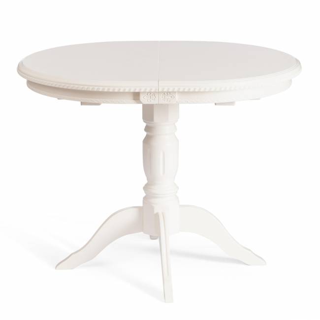 Стол STEFANO бук, мдф, 100+30x80x77см, Ivory white Ivory white бук, мдф Стол STEFANO бук, мдф, 100+30x80x77см, Ivory white Ivory white бук, мдф