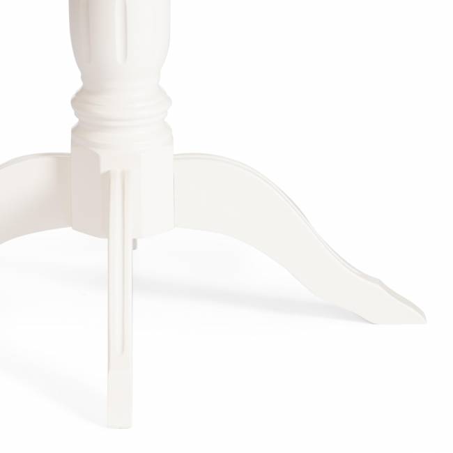 Стол STEFANO бук, мдф, 100+30x80x77см, Ivory white Ivory white бук, мдф Стол STEFANO бук, мдф, 100+30x80x77см, Ivory white Ivory white бук, мдф