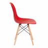 Стул CINDY (EAMES) (mod. 001) / 1 шт. в упаковке дерево бук/металл/сиденье пластик, 51x46x82.5см, красный/red красный/red дерево бук/металл/сиденье пластик