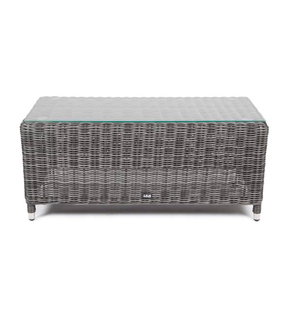 "Кон Панна" столик журнальный из искусственного ротанга, цвет графит "Кон Панна" столик журнальный из искусственного ротанга, цвет графит