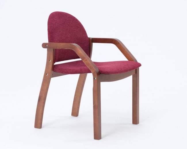 Стул-кресло Джуно 2.0 орех/красный