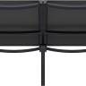 Диван пластиковый двухместный Pacific Lounge черный 1340х800х850 мм