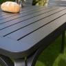 Стол пластиковый раздвижной Alloro 140 Extensible антрацит 1400-2100х1000х730 мм