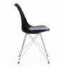 Стул TULIP IRON CHAIR (mod.EC-123) / 1 шт. в упаковке металл/пластик, 54,5*48*83,5см, черный черный металл/пластик