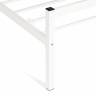 Кровать Iris (mod.9311) дерево гевея/металл, 160*200 см (Queen bed), Белый (White) Белый (White) дерево гевея/металл