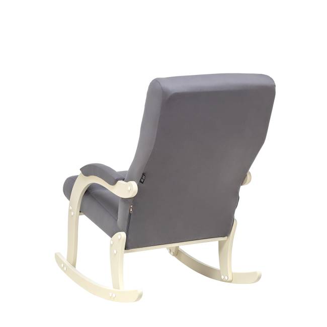 Кресло-качалка Leset Дэми Слоновая кость V32 серый